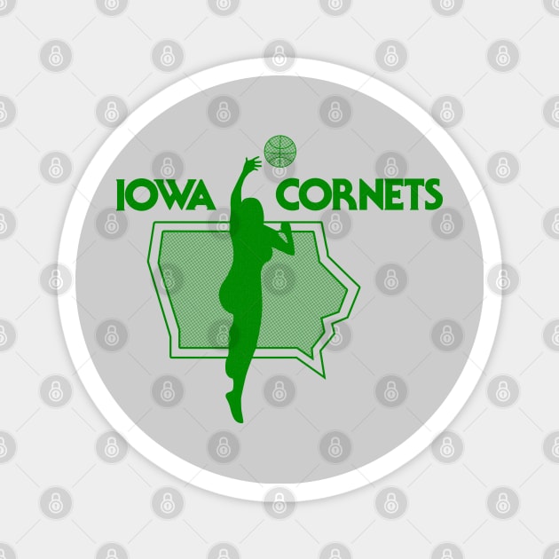 Defunct Iowa Cornets WBA 1978 Magnet by LocalZonly